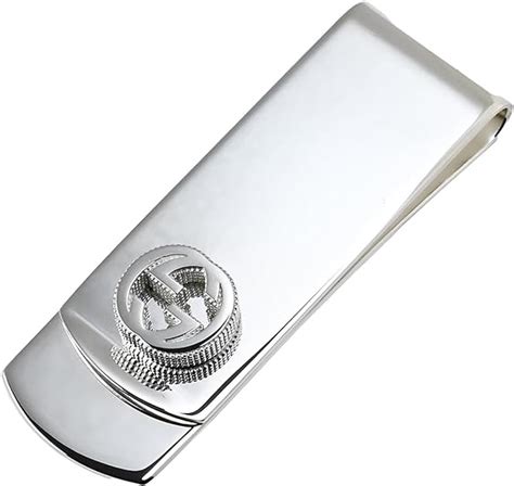 [Gucci] Money Clip Men's INTERLOCKING G 499062 J8400 